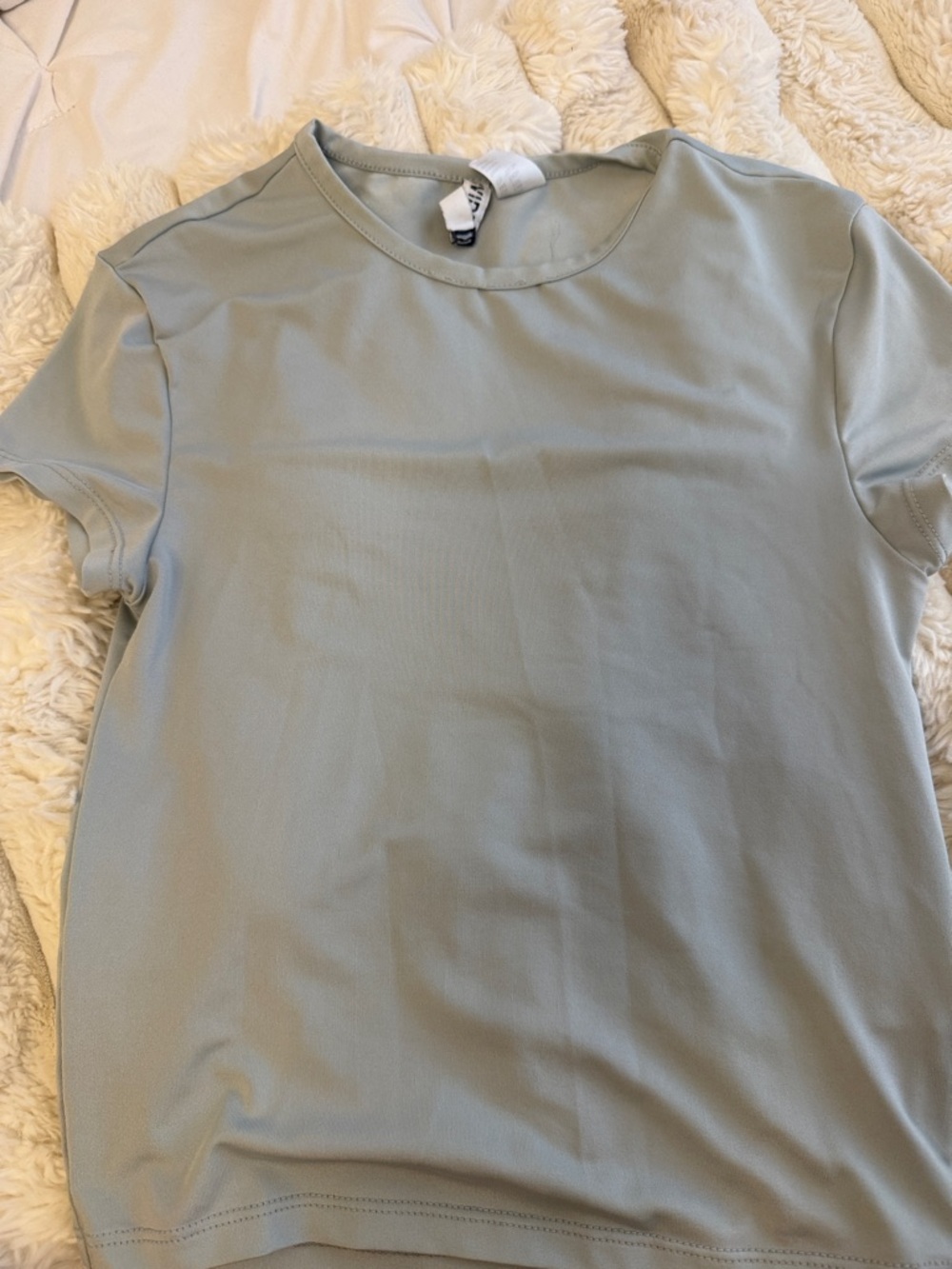 H&M silk green light weight fabric